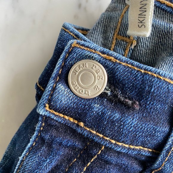 RAG & BONE - SKINNY DISTRESSED KNEE HAMPSTEAD JEAN - Picture 12 of 14